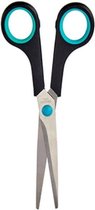 Pincello Schaar 7,5 X 1 X 21,5 Cm Rvs Zwart/turquoise