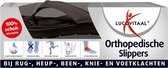 Lucovitaal Orthopedische Slippers Zwart 41-42 1 paar
