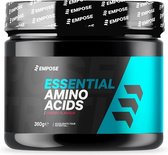 Empose Nutrition Essential Amino Acids - Essentiële aminozuren - Zero Suikervrij/Vetvrij - EAA poeder 360g - BCAA - 30 servings - Cherry