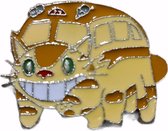 Metalen pin (speldje) gebaseerd op een bekend, Japans karakter (kawaii, totoro, animé, ghibli, manga, Harajuku, Azië, Asia, Japan, animatie, film)