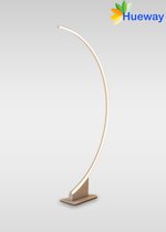 Hueway 'Arc Edition'  *Wit* Multicolor led verlichting - Gebogen Vloerlamp voor Woon & Slaapkamer RGB