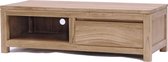 Tv-meubel | corona | teakhout | naturel | 120 x 50 x 37(h) cm