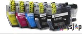 inktsjop huismerk LC3211 LC3213 3211 3213 XL Multipack 5 stuks. Geschikt voor DCP J572DW, DCP J772DW, DCP J774DW, MFC J491DW, MFC J497DW, MFC J890DW, MFC J895DW