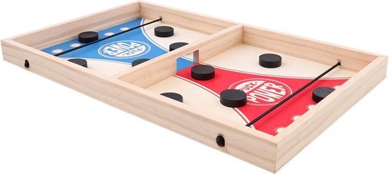 Afbeelding van het spel Slingpuck - Grote Versie - Puck game - Sling puck - Sling puck XL - Gezelschapsspel - Puckgame - Bordspel – Speelgoed – Kind en Gezin - Tafelhockey - Swingshot Game - Gezelschapsspel - Hockey Game – Sjoelen - Football XL