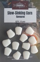 Slow-Sinking Fake Corn - Wit - 12 stuks - White Milk Cream - Nepmais - Fake Food Range - Karper Vissen