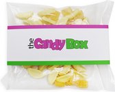 The Candy Box snoepzakjes - Zomer Geel Snoep - 200 gram - hard - zacht - roomboter wafels - snoep banaantjes
