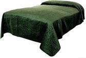 Unique Living - Bedsprei Veronica 240x280cm dark green