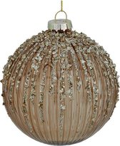 Oneiro's luxe kerstbal GLAM 3.0 – ø10 cm- kerstbal - luxe verpakking – kerstcollectie – kerstdecoratie – kerstboomhanger – kerstversiering