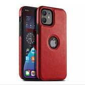 Hoesje Iphone 12/Pro  van leer –  Rood