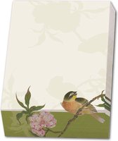 Bekking & Blitz - Memoblok - Memo blocnote - Notitieblok - Kunst - Vogels en Bloemen - Album of birds and flowers (groen) - Hu Feitao - Chester Beatty - Oxford