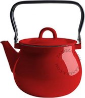 Zangra emaille waterkoker 2,5 l - rood