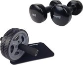 Tunturi - Fitness Set - Vinyl Dumbbell 2 x 5 kg - Trainingswiel