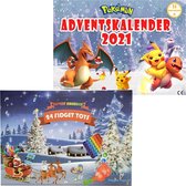 Kess® - Adventskalender 2021 -  Fidget toys + Pokémon - 48 stuks - Combideal