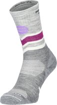 Sockwell Mountain Beat Crew - Dames Compressie Wandelsokken - Grey - Maat 35-38