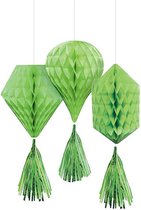 Honeycombs Groen - 3 stuks