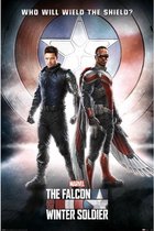 Pyramid The Falcon and the Winter Soldier Wield The Shield  Poster - 61x91,5cm