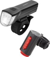 HN® Fietsverlichting set | oplaadbare accu met USB | fietslampen met grote zichtbaarheid
