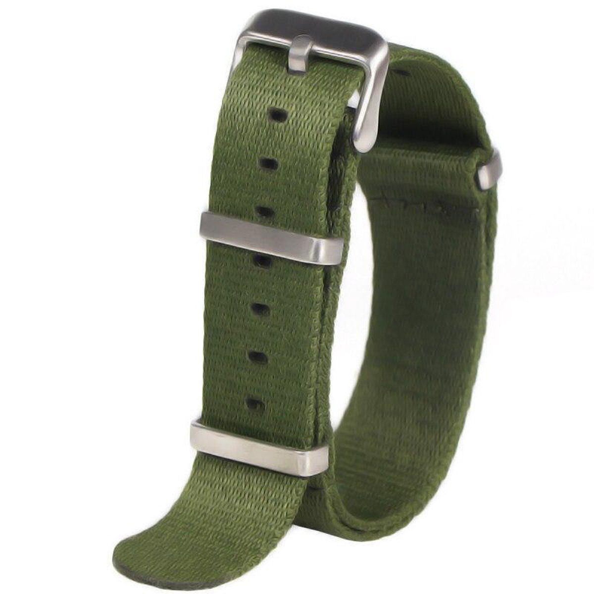 20mm Nato Strap GROEN - Vintage James Bond - Nato Strap collectie - Mannen - Horlogebanden - 20 mm bandbreedte