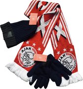 AJAX - Handschoenen (maat S/M) + Muts + Sjaal