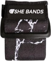 SHEBANDS - Verstelbare Weerstandsband - Light Resistance - Weerstandsband - Bootybands - Hip Circle - Resistance Bands - Fitnessband - Marble Design
