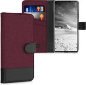 kwmobile telefoonhoesje voor Google Pixel 6 - Hoesje met pasjeshouder in donkerrood / zwart - Case met portemonnee