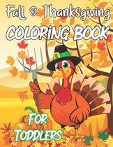 Fall & Thanksgiving Coloring Book For Toddlers