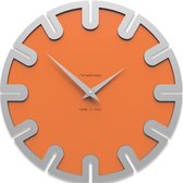 Italiaanse Wandklok Rolanda Modern Design Orange