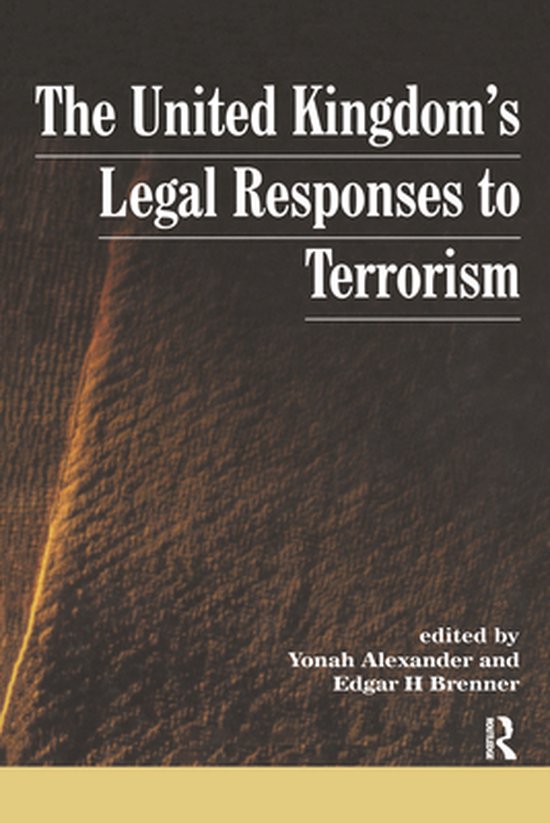 UK's Legal Responses to Terrorism - cover