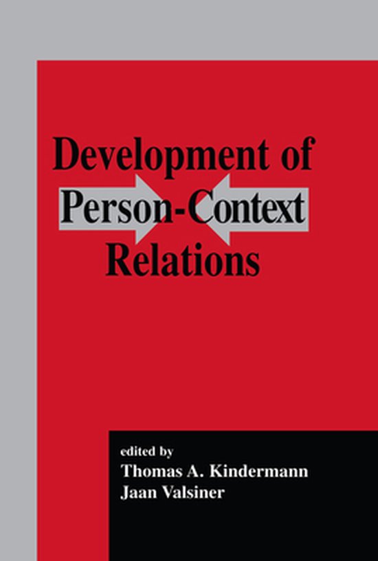 Development of Person-context Relations - cover