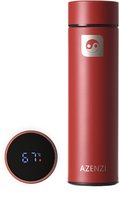 Azenzi Crimson Bullet - Smart Thermosfles - LED Temperatuur Display - 500ml - RVS - Inclusief Theefilter - Duurzaam