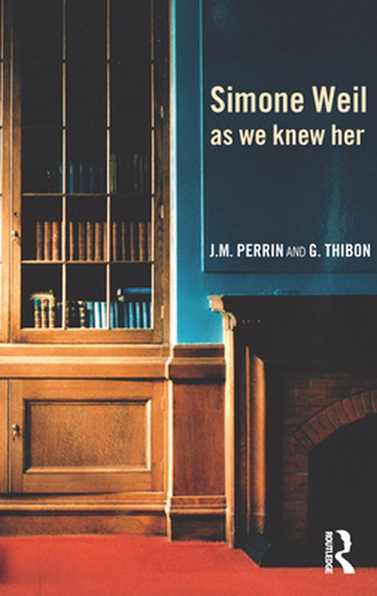 Simone Weil as we knew her - cover
