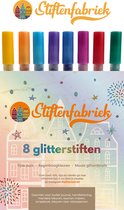 Glitterstiften - Glitter Stiften voor Volwassenen - kleuren voor volwassenen - 8 Regenboogkleuren