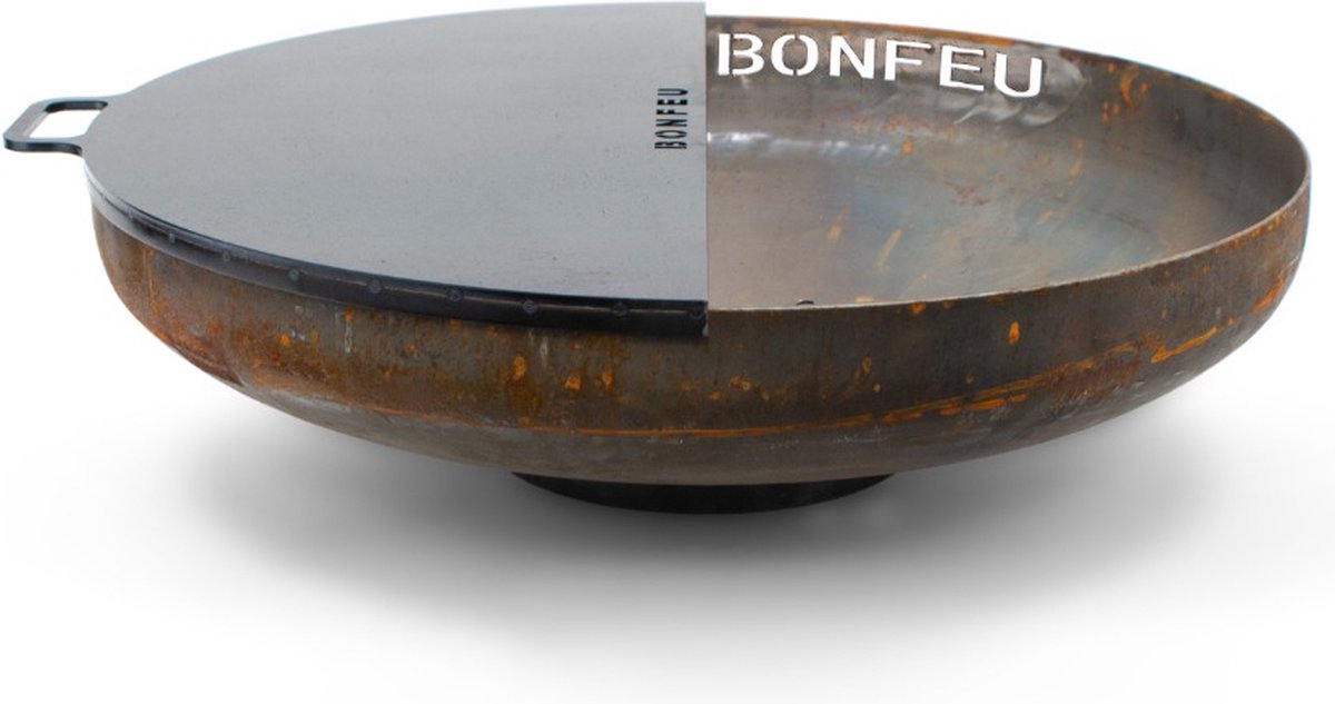 BonFeu BonPlancha Half Plancha 120 cm - Griddle Plate for Fire Bowl 120 cm
