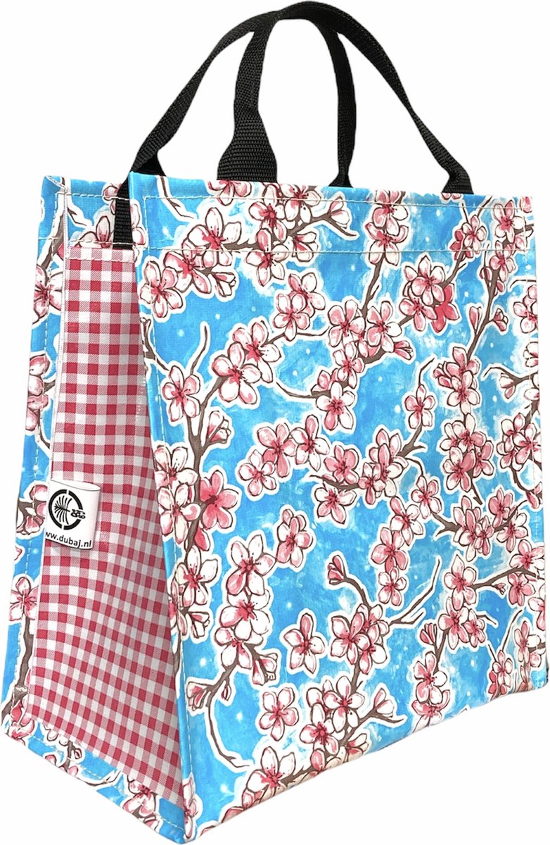 Atelier Du Baj Shopper van Mexicaans tafelzeil blossom