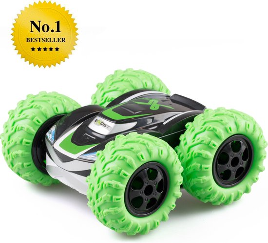 Afbeelding van Exost RC 360 Cross II Stuntauto groen 1:18 - RC Auto - Bestuurbare Auto speelgoed