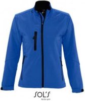 Softshell jas, kobaltblauw