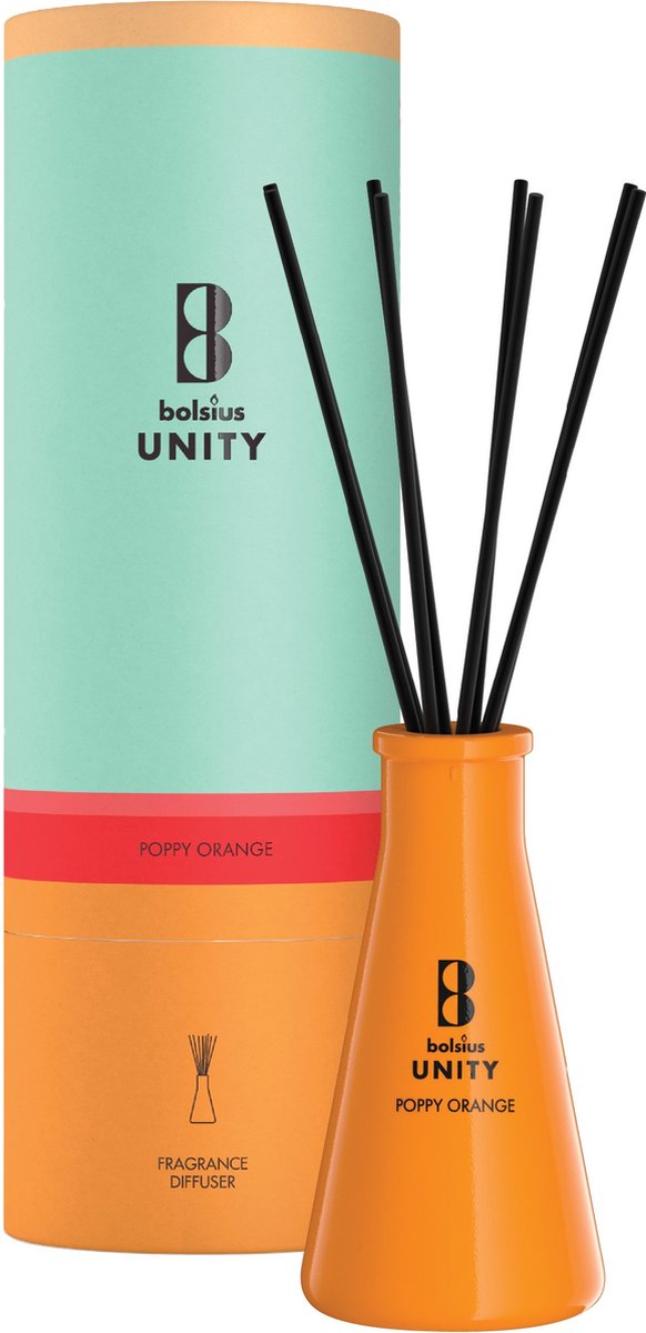 Bolsius Unity - Geurstokjes - Poppy Orange - 70ml