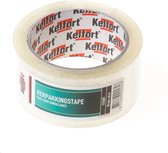 Kelfort Verpakkingstape transparant, 50mm x 66 meter