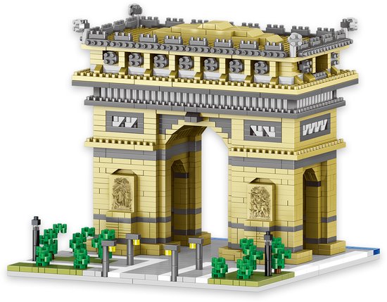 Lezi Arc de Triomph - Nanoblocks / miniblocks - Bouwset / 3D puzzel - 2020 bouwsteentjes - Lezi LZ8004