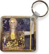 Sleutelhanger - Uitdeelcadeautjes - Pallas Athene - schilderij van Gustav Klimt - Plastic