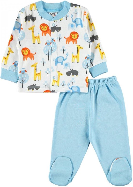 Baby pyjama jongens - Olifant leeuw Babykleding | bol.com