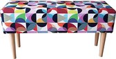 InspireMe -Schoenenbank voor gang en gang gestoffeerde bank Lolla (100 x 30 x 45 cm)
