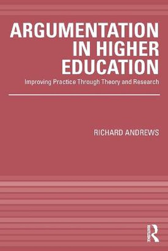Argumentation In Higher Education - cover