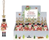 Kerst Houten hanger - kerstboom decoratie - 3 verschillende - Notenkraker