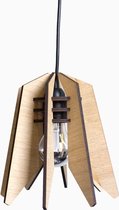 Houten lamp Triple - Hanglamp - Gemaakt in NL - Sfeervolle moderne lamp