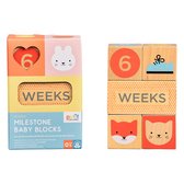 Wooden Milestone Baby Blocks
