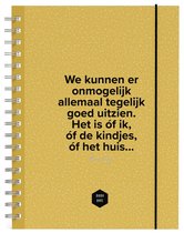 Mama baas familieagenda 2022 - iets groter dan een A5 formaat - spiraal - familie agenda - binnenzijde 7 dagen 2 pagina planner - 180x240