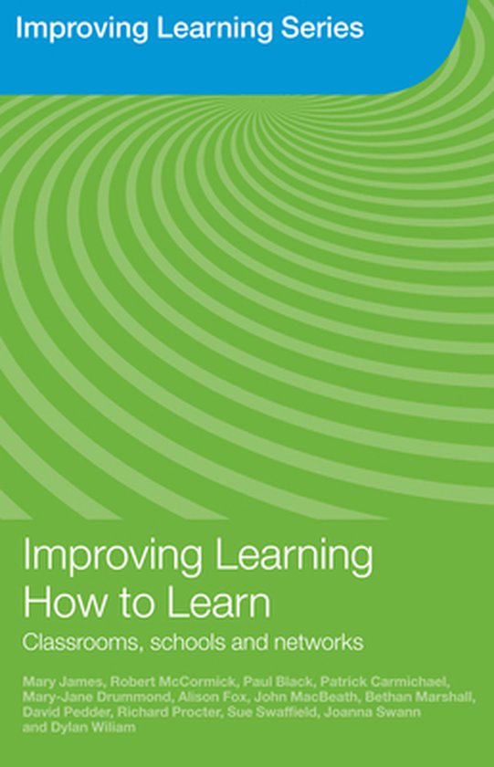 Improving Learning - Improving Learning How to Learn - cover