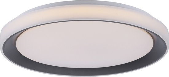 Disc Smart LED plafondlamp d:51 cm wit / zwart - Modern - Leuchten Direkt