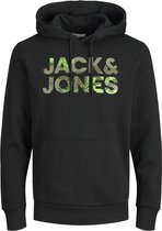 JACK&JONES PLUS SIZE JJSOLDIER LOGO SWEAT HOOD PS Heren Trui - Maat EU3XL US1XL